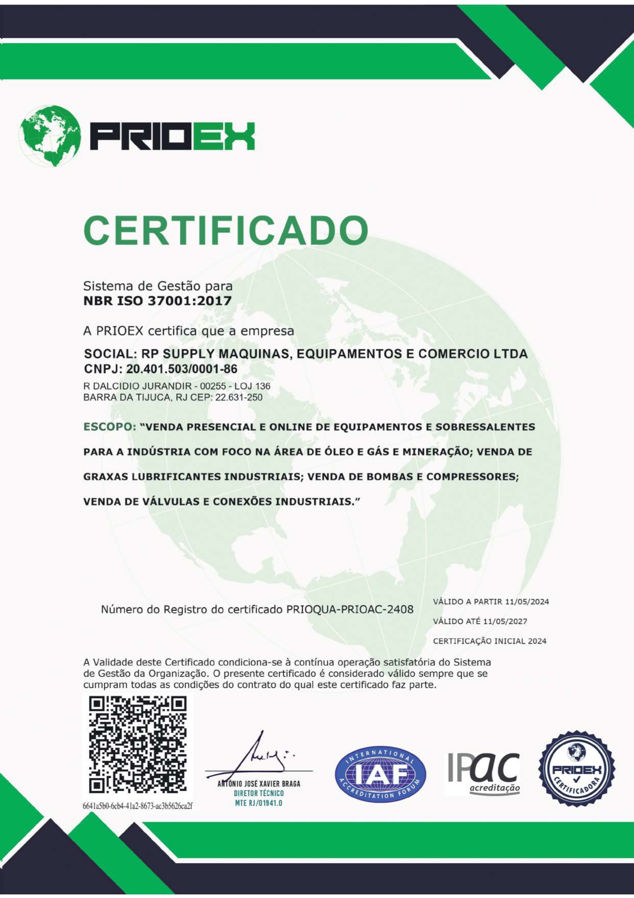 ISO 37001 — Sistema de Gestão Antissuborno